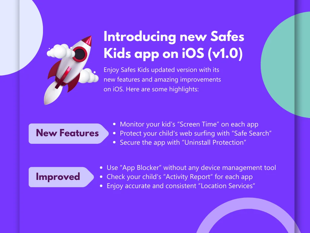 safes kids app new version lunch